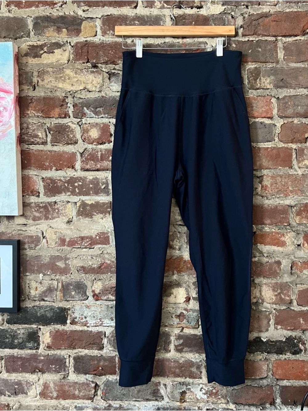 Old Navy Powersoft Navy Blue Track Jogger Pants go-dry